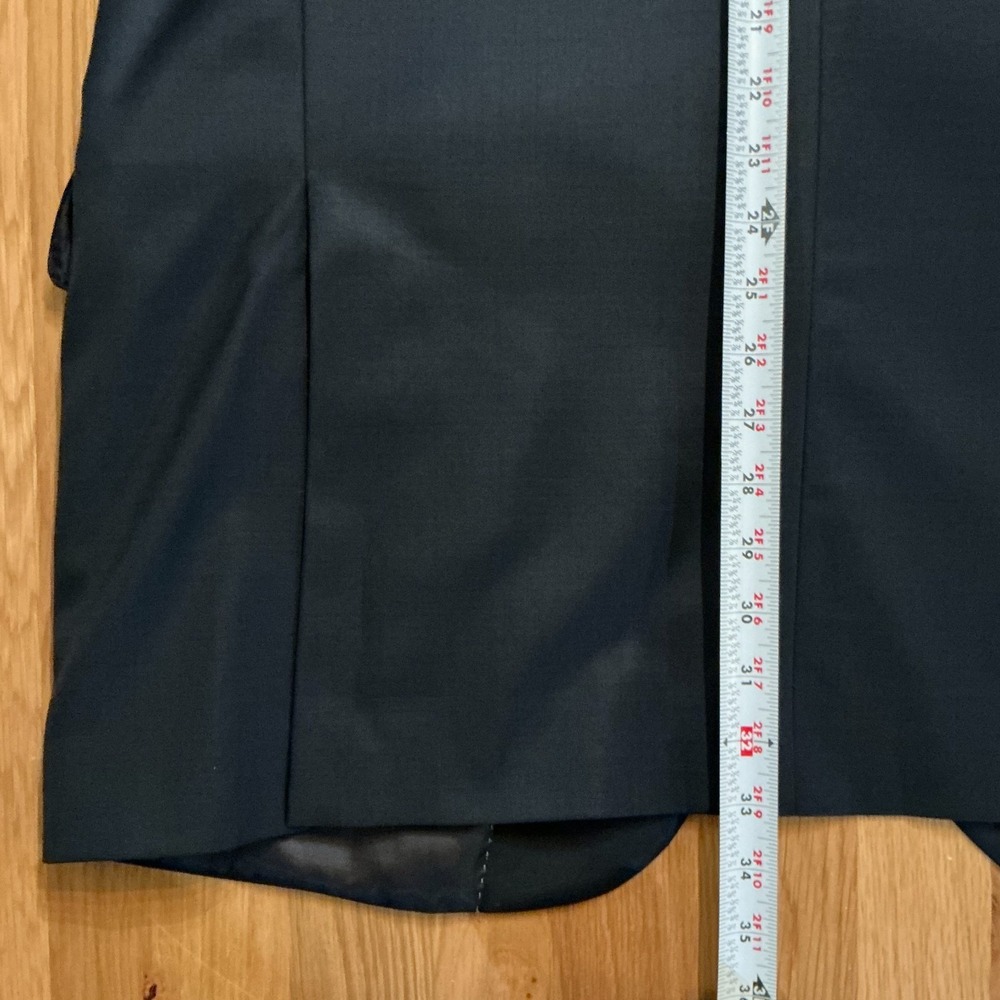 Peter‎ Millar Navy Wool Blazer Men's 44T Tall Made in Canada Sport Coat - Picture 8 of 8